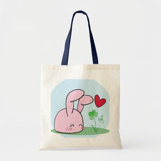 Bunny Clover Tote Bag (Voorkant)