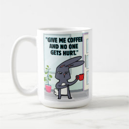 bunny coffee quote koffiemok