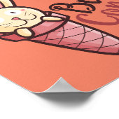 Bunny Cone Poster (Hoek)