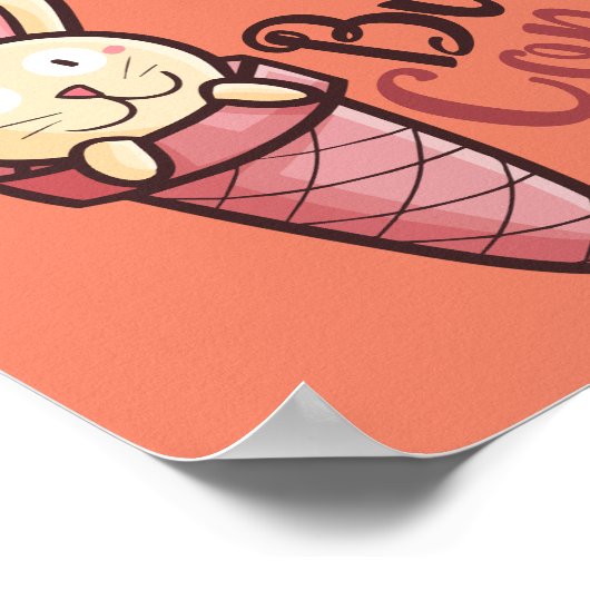  Bunny Cone Poster (Hoek)