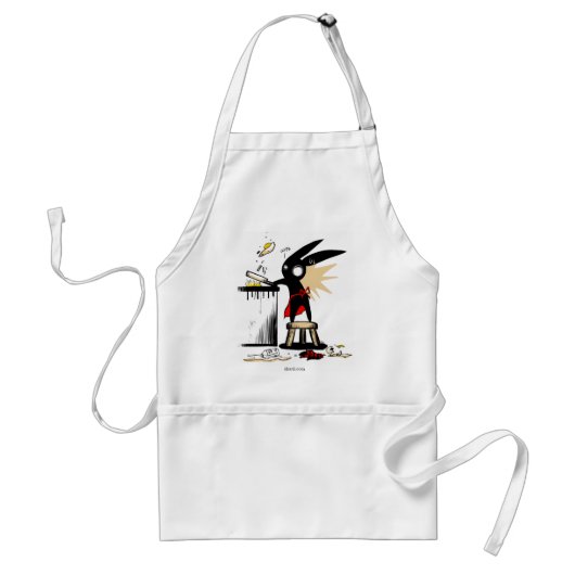 Bunny Cooking Standaard Schort (Voorkant)