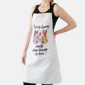 Bunny Couple Love Heart Easter Lovers Schort (Insitu)