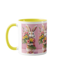 Bunny Cup Bliss: Konijnenkoffie Mok