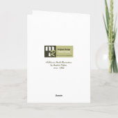 Bunny Custom Easter Wenskaarten Feestdagen Kaart (Achterkant)