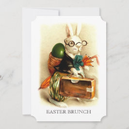  Bunny Custom Paasbrunch Kaart