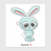 Bunny Cute Kawaii Cartoon Sticker (Vel)