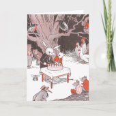 Bunny Cuts verjaardagstaart Kaart (Voorkant)