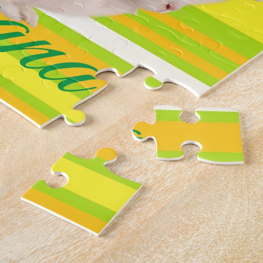 Bunny Decorative Jigzaag Puzzle Daisy Legpuzzel (Zijkant)