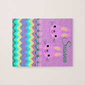 Bunny Decorative Jigzaag Puzzle Legpuzzel (Horizontaal)