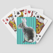 Bunny Design-afspeelkaarten gestreept Pokerkaarten (Achterkant)