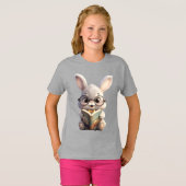 Bunny_design.no.2- by Maaya Prints, Kinder T-shirt (Voorkant volledig)