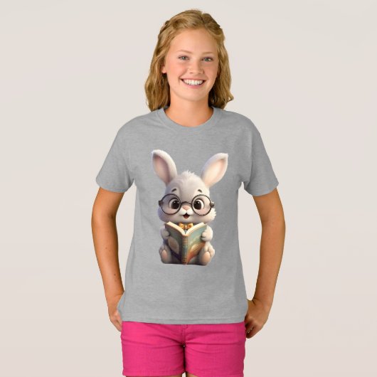 Bunny_design.no.2- by Maaya Prints, Kinder T-shirt (Voorkant volledig)