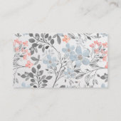 Bunny Diaper Raffle Tickets voor Baby shower Informatiekaartje (Achterkant)