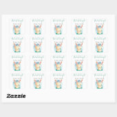 Bunny - Dit boek is van Vierkante Sticker (Vel)
