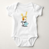 Bunny Dog voor Jongen Romper (Voorkant)