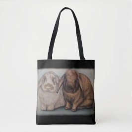 Bunny Drawing Rabbit Animal Art Tote Bag