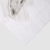 Bunny Drawing Tissuepapier (Detail)