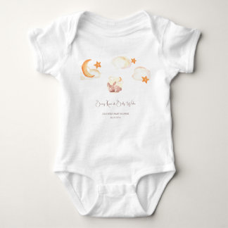 Bunny Dreams Neutraal Baby shower Romper