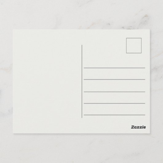 Bunny Eared Wonder Briefkaart (Achterkant)