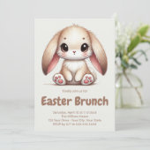 Bunny Eared Wonder Easter Kaart (Staand voorkant)