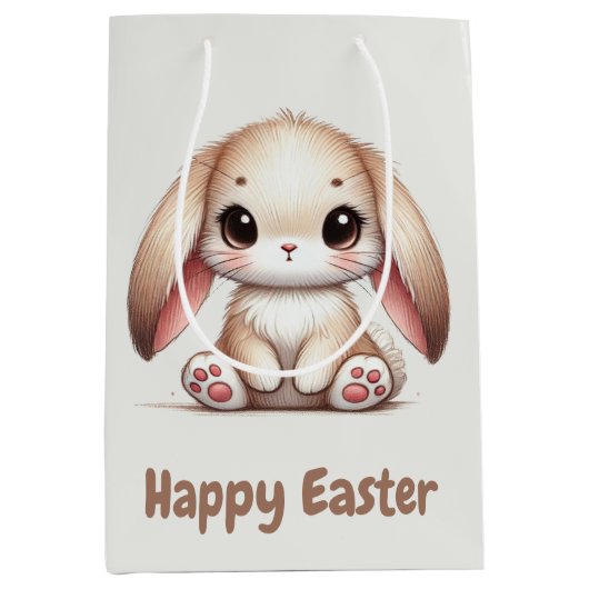 Bunny Eared Wonder Medium Cadeauzakje (Voorkant)