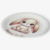 Bunny Eared Wonder Papieren Bordje (Gekanteld)