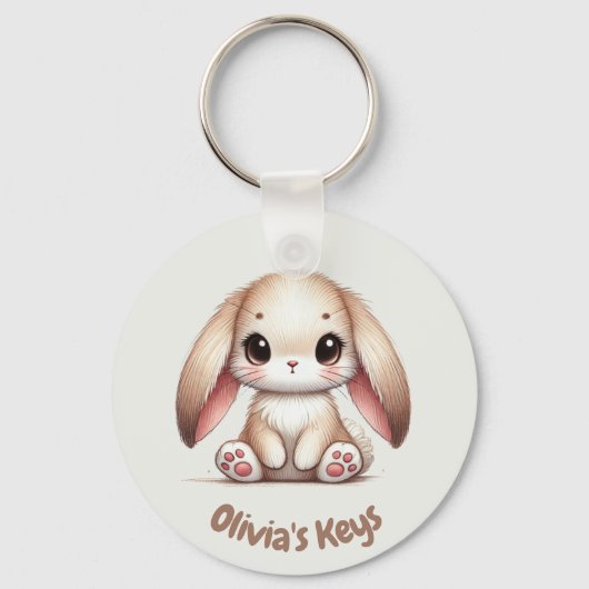 Bunny Eared Wonder Sleutelhanger (Voorkant)