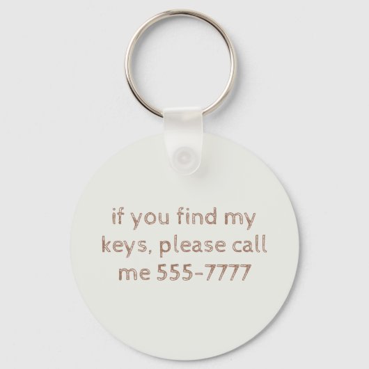 Bunny Eared Wonder Sleutelhanger (Achterkant)