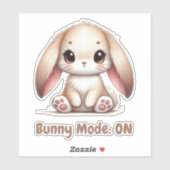 Bunny Eared Wonder Sticker (Vel)