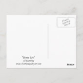 Bunny Ears Animal Art Briefkaart (Achterkant)