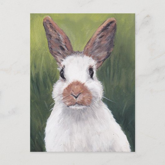 Bunny Ears Animal Art Briefkaart (Voorkant)