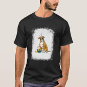Bunny Ears Boxer Dog Cute Doge Rabbit. T-shirt (Voorkant)