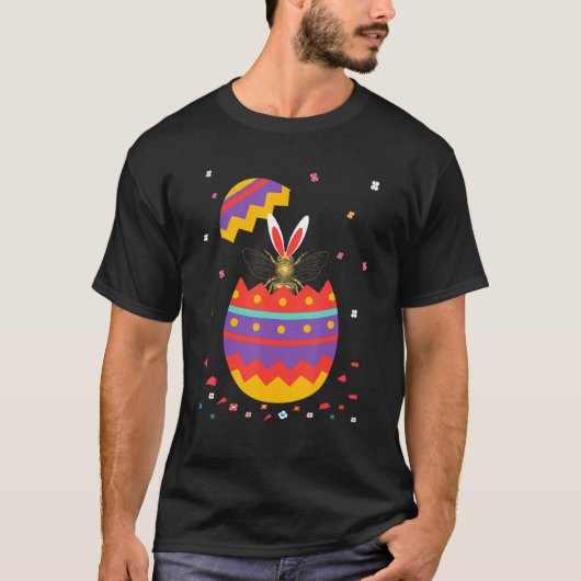 Bunny Ears Costume Cute Easter Day Graphic be T-shirt (Voorkant)