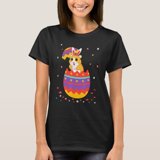 Bunny Ears Costume Cute Easter Day Graphic Ha T-shirt (Voorkant)