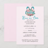 Bunny Ears Easter BRUNCH & HUNT Kaart (Voorkant / Achterkant)