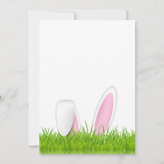 Bunny Ears Easter Hunt Kaart (Achterkant)