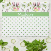 Bunny Ears & Eggs Theedoek (Gevouwen)