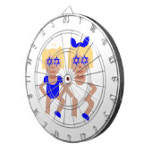 bunny ears hanukkah dartbord (Voorkant Rechts)