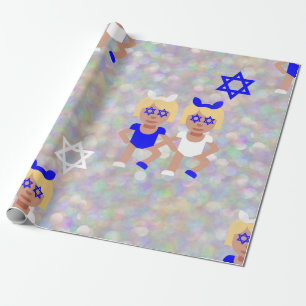 bunny ears hanukkah emoji cadeaupapier