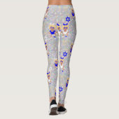 bunny ears hanukkah emoji leggings (Achterkant)