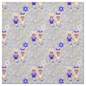 bunny ears hanukkah emoji stof (Swatch)