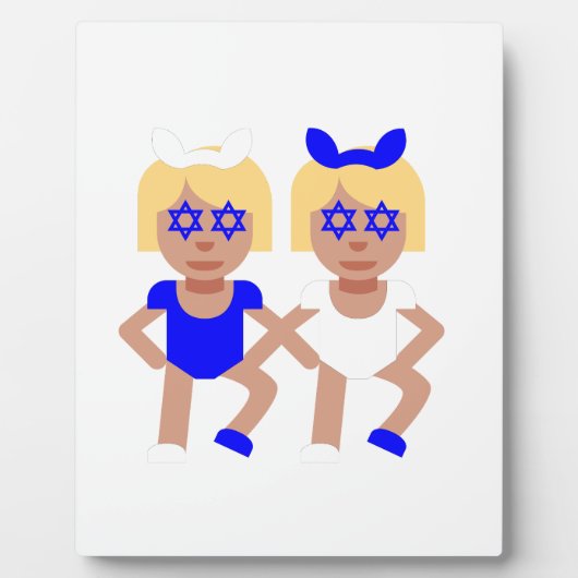 bunny ears hanukkah fotoplaat (Voorkant)