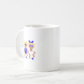 bunny ears hanukkah koffiemok (Voorkant links)