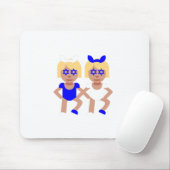 bunny ears hanukkah muismat (Met muis)