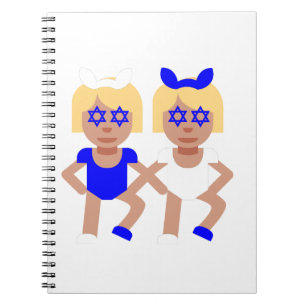 bunny ears hanukkah notitieboek