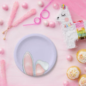 Bunny Ears Lavender Papieren Bordje (Feest)