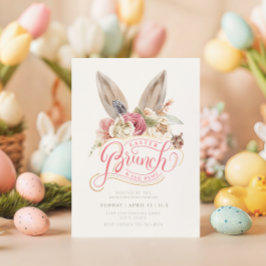 Bunny Ears | Pasen Brunch en Egg Hunt Uitnodiging