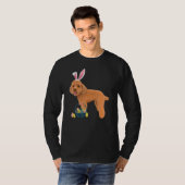 Bunny Ears Poodle Dog Cute Doge Rabbit T-shirt (Voorkant volledig)