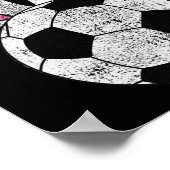 Bunny Ears Soccer Happy Pays Girls Poster (Hoek)