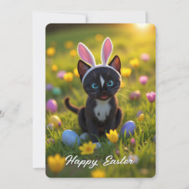 Bunny Ears & Spint: Felini's Paasspel Feestdagenkaart
